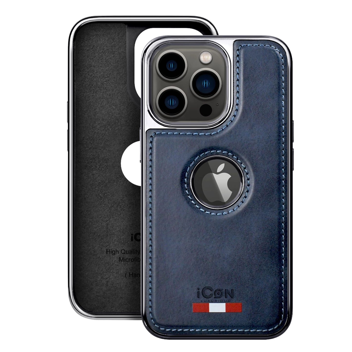 ICON Series Ultra Premium Leather Case Cover For iPhone