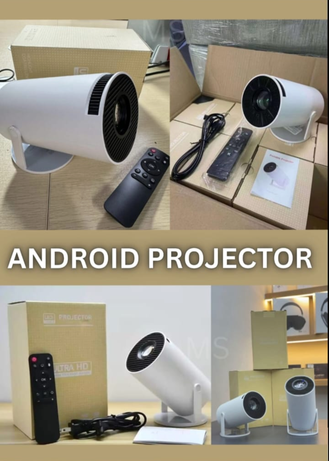 Portable Android projector