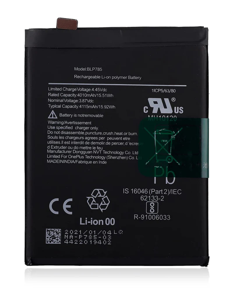 Battery For OnePlus Nord