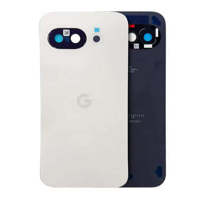 Back Cover Glass Compatible For Google Pixel 9a Replacement (PORCELAIN)