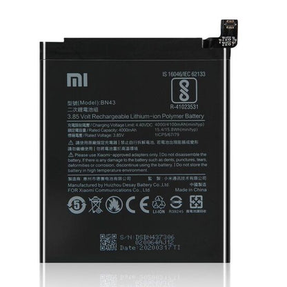 Original BN43 Battery For Redmi Note 4