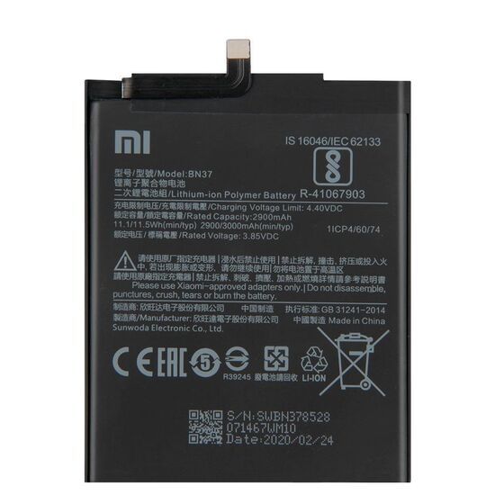 Original BN37 Battery For Redmi 6A