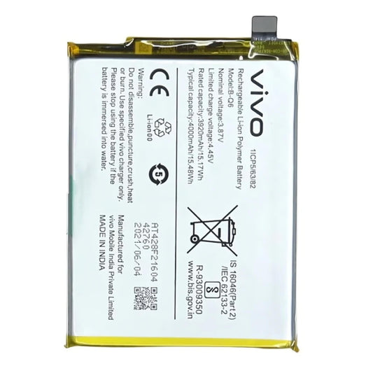 Original B-Q6 Battery For Vivo V21e 5G