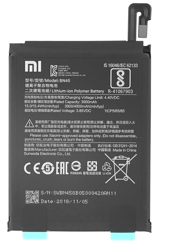 Original BN45 Battery For Redmi Note 5 Pro