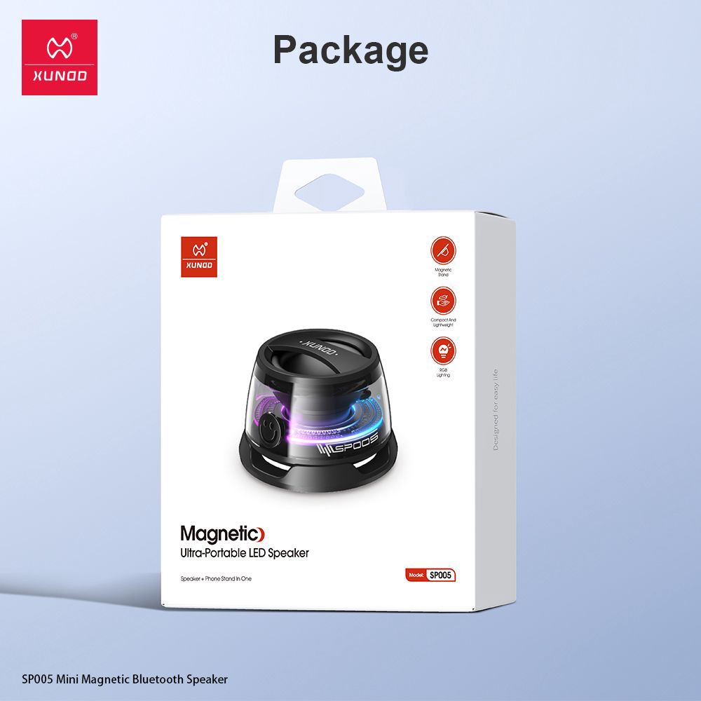 Magnetic bluetooth speaker