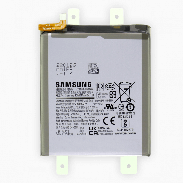 EB-BS906ABY Battery for Samsung S22 Plus 5G SM-S906B SM-S906B/DS