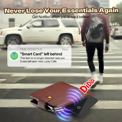 Ultra-Thin Mfi Certified Find My Tag Hidden Air Finder Tag Real Time Anti-lost Tracking Device Smart Wallet GPS Tracker Card