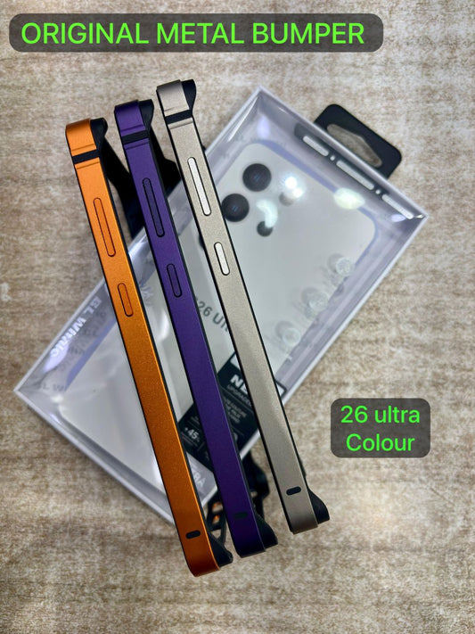 Metal bumper case S26 ultra