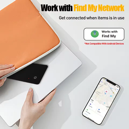 Ultra-Thin Mfi Certified Find My Tag Hidden Air Finder Tag Real Time Anti-lost Tracking Device Smart Wallet GPS Tracker Card
