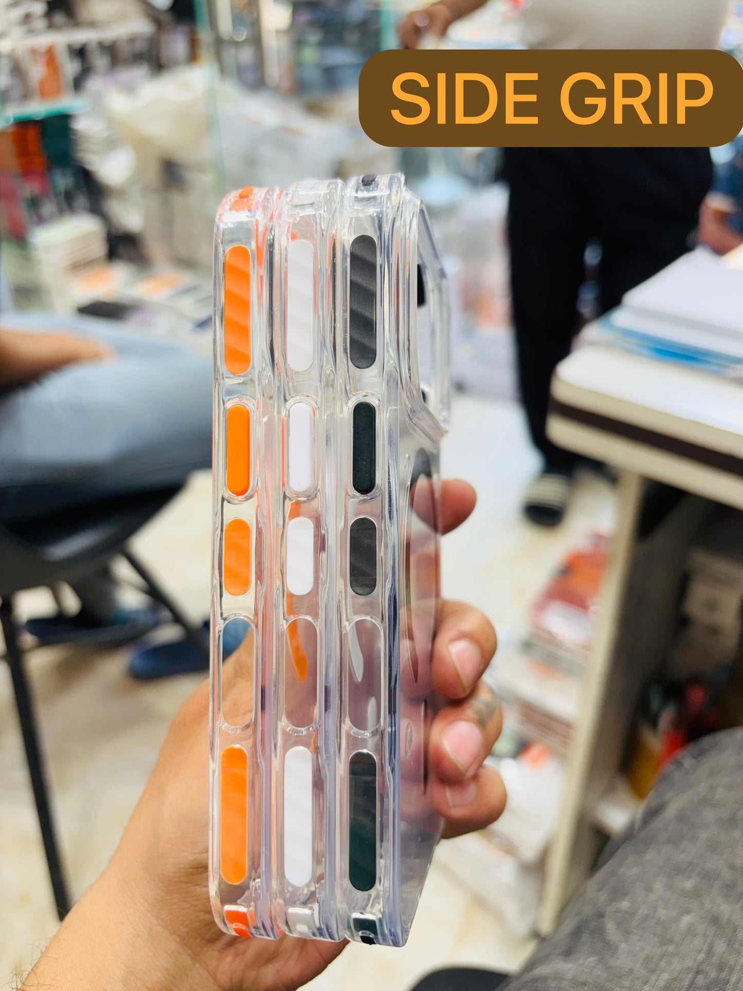 Iphone SIDE GRIP CLEAR MAGSAFE