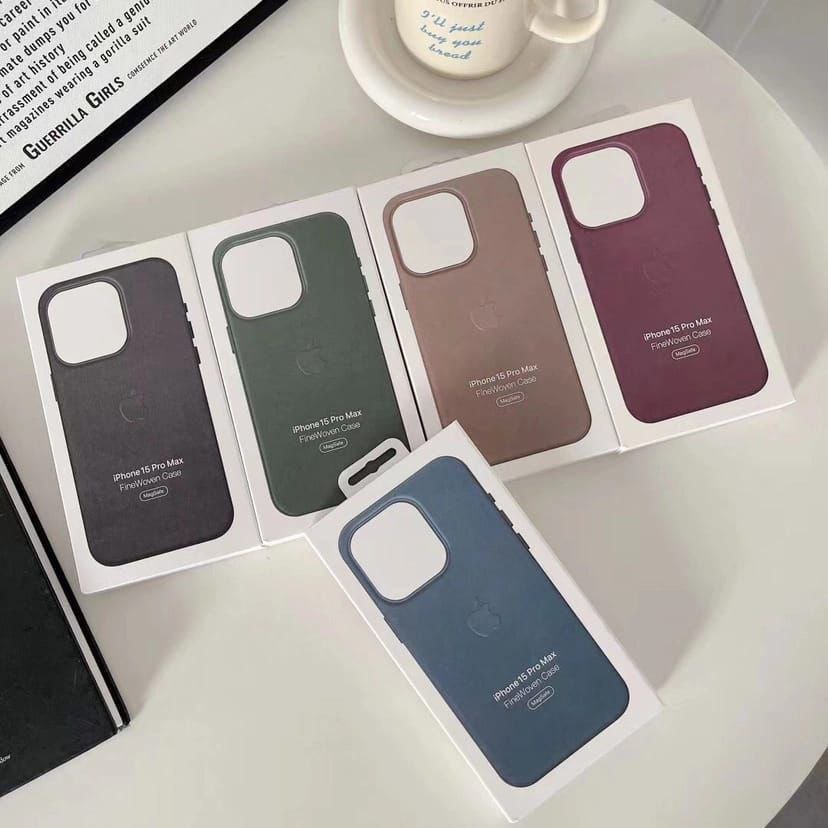 iPhone FineWoven case with MAGSAFE